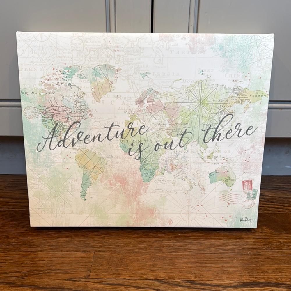 Adventure Map Canvas Art